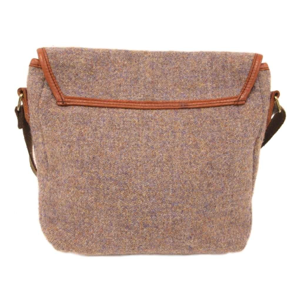 ハリスツイード Harris Tweed ショルダーバッグ メッセンジャー フラップ グレー /JS ■GY99｜ショルダーバッグ