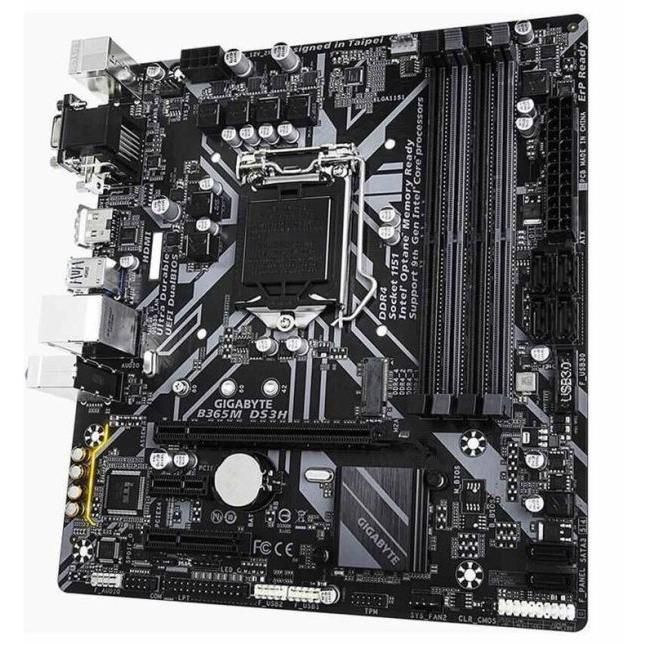 GIGABYTE B365M DS3H LGA 1151 Intel B365 SATA 6Gb/s Micro ATX Intel Motherboard