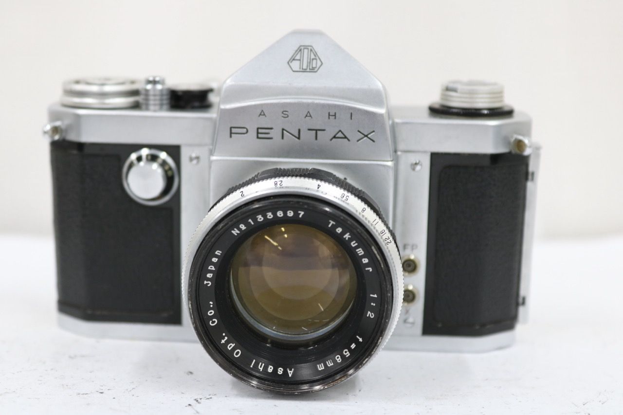 【返品保証】 ペンタックス Pentax AP + Takumar 58mm F2 プリセット絞り ボディ レンズセット e13001