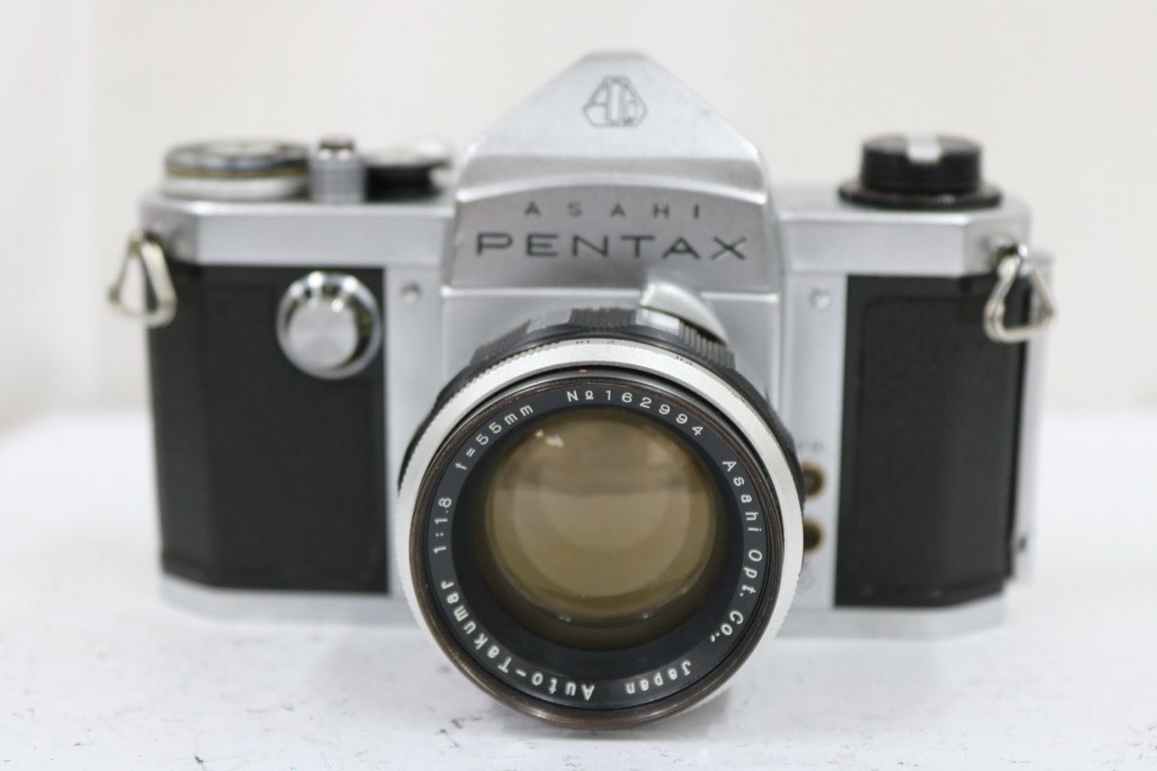 【返品保証】 ペンタックス Pentax K + 55mm F1.8 ゼブラ ボディ レンズセット e13003