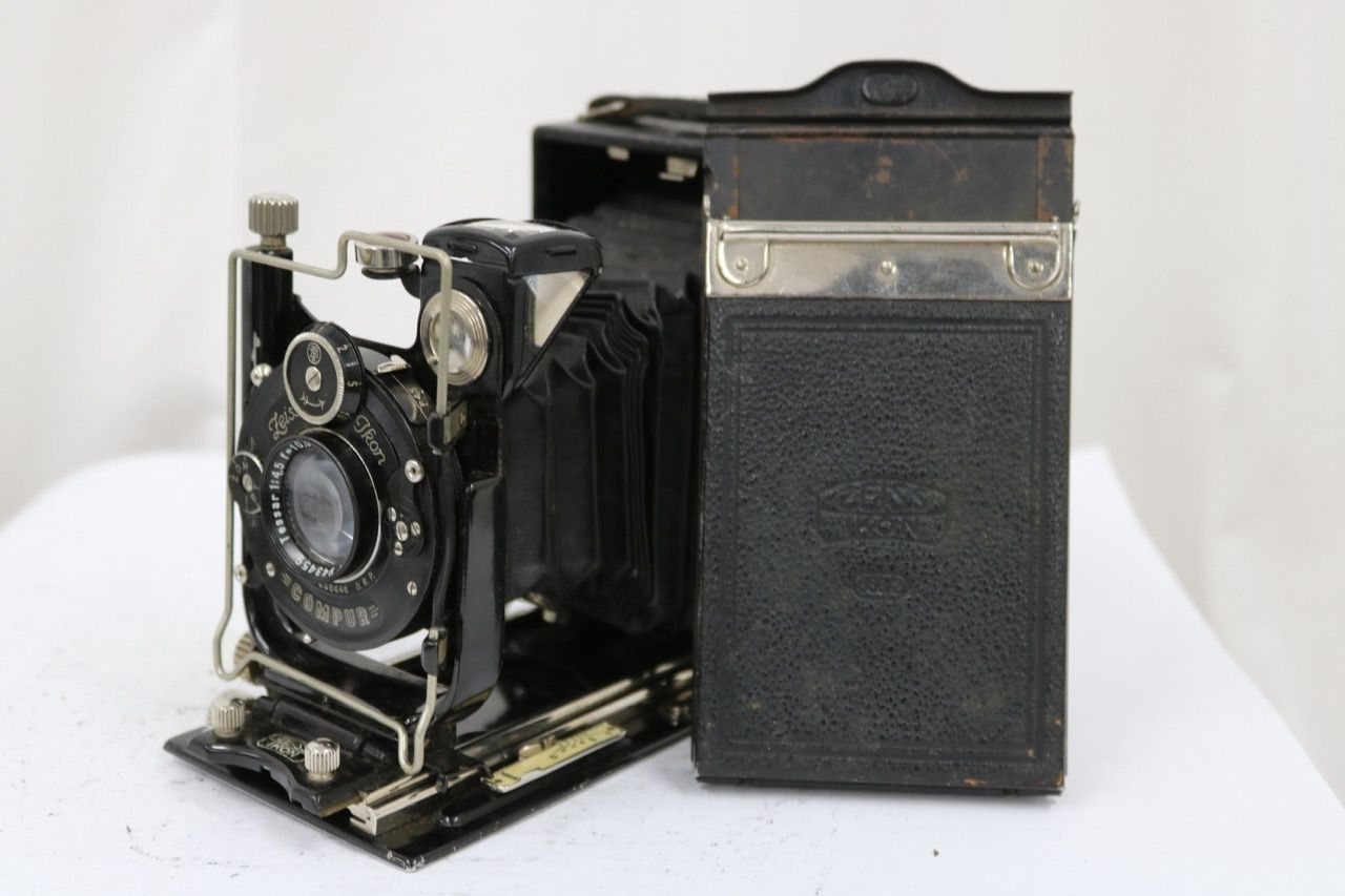 【訳あり品】 ツァイスイコン Zeiss Ikon Trona 210/3 10.5cm F4.5 蛇腹カメラ e13014