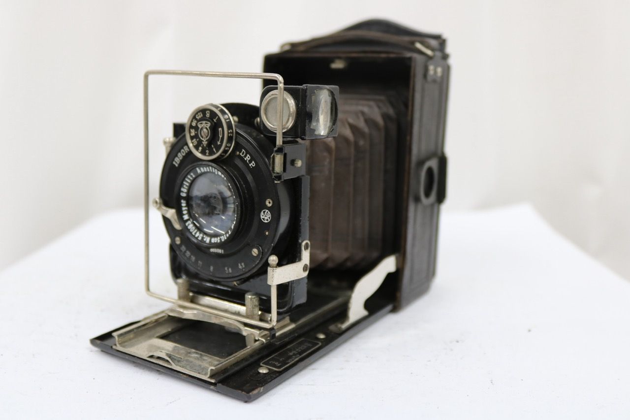 【訳あり品】 Kinka Hand Camera Meyer Gorlitz Trioplan 10.5cm F4.5 蛇腹カメラ e13017