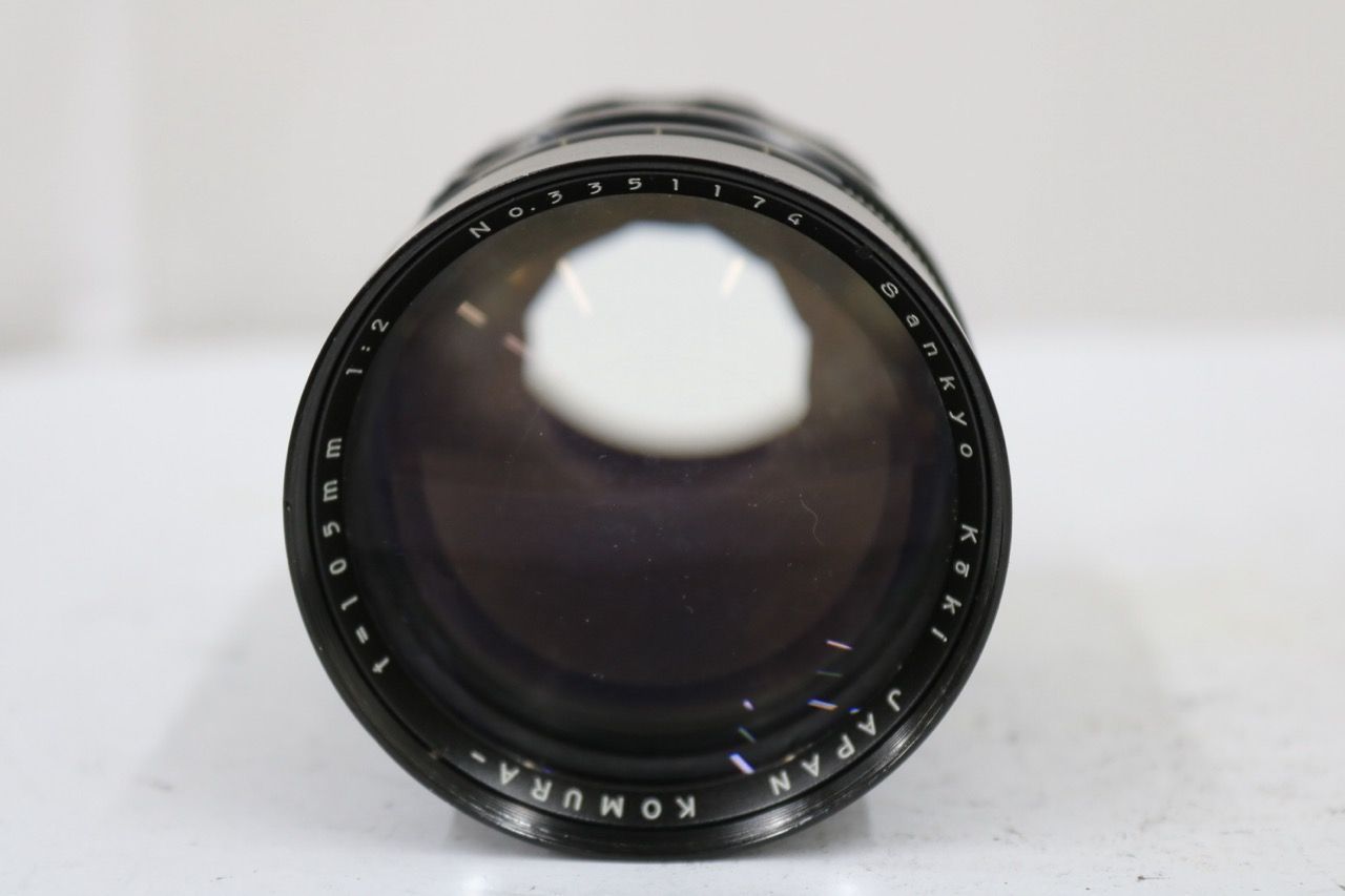 【訳あり品】 コムラ Komura 105mm F2 M42マウントレンズ e13019
