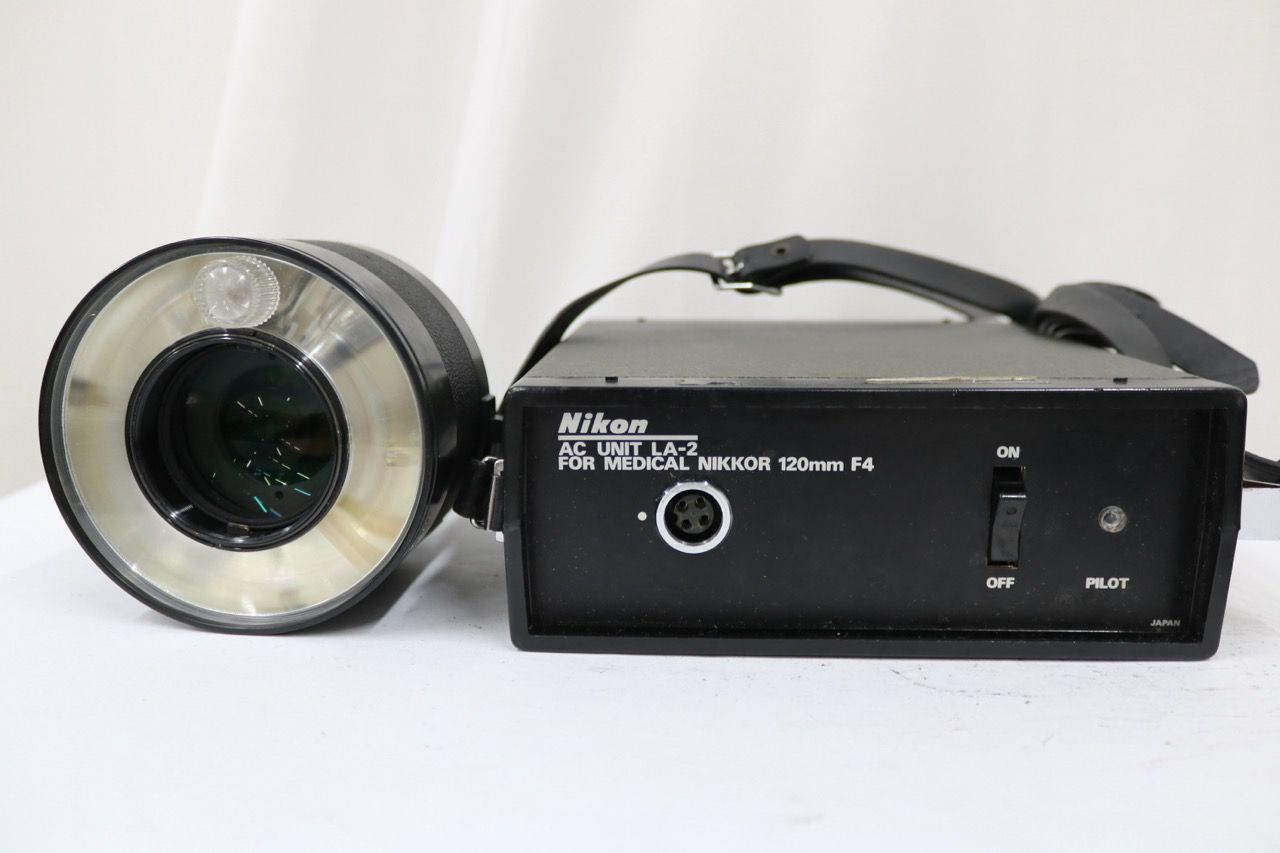 【返品保証】 ニコン Nikon Medical-Nikkor 120mm F4 + AC Unit LA-2 セット e13039