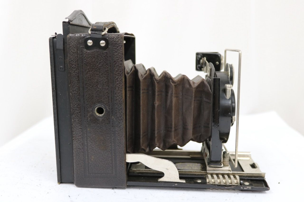【訳あり品】 Kinka Hand Camera Meyer Gorlitz Trioplan 10.5cm F4.5 蛇腹カメラ e13017