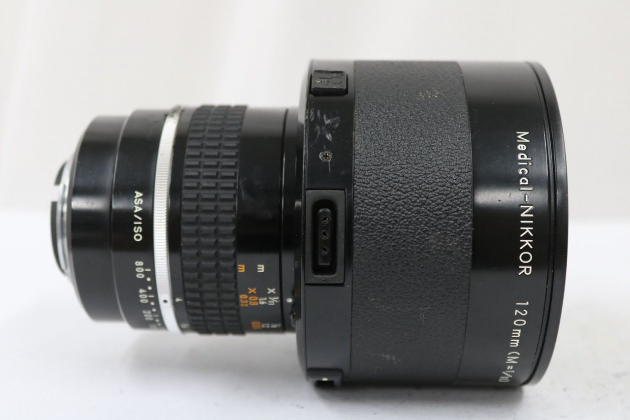 【返品保証】 ニコン Nikon Medical-Nikkor 120mm F4 + AC Unit LA-2 セット e13040