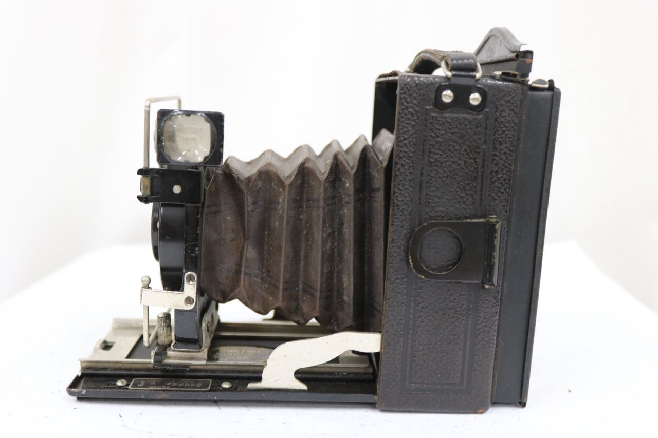 【訳あり品】 Kinka Hand Camera Meyer Gorlitz Trioplan 10.5cm F4.5 蛇腹カメラ e13017