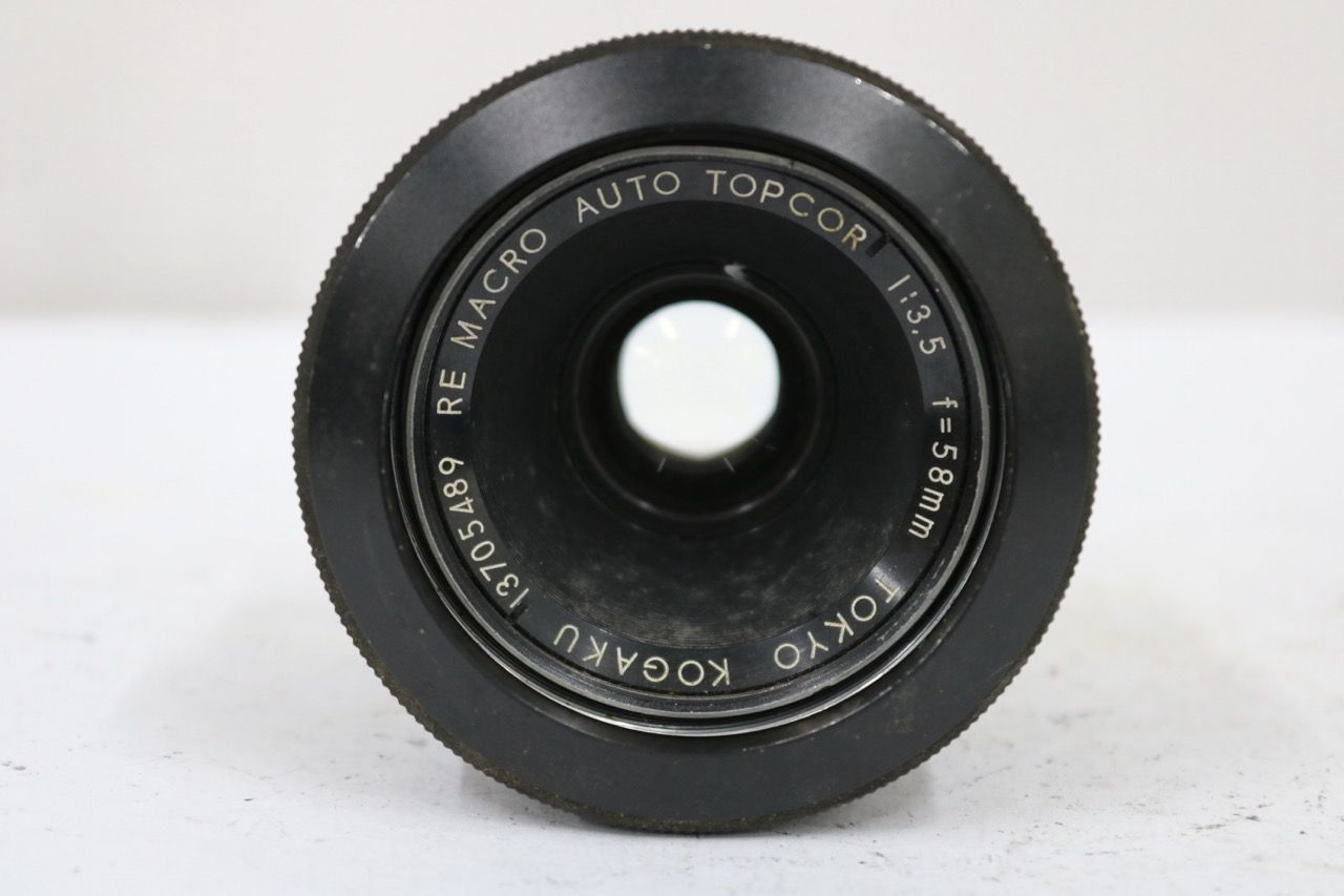 【訳あり品】 トプコン Topcon Re Macro Auto Topcor 58mm F3.5 レンズ e13018