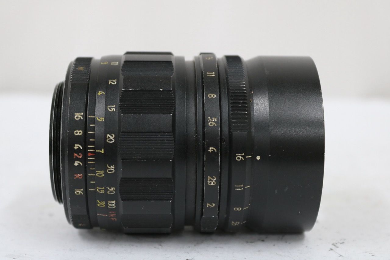 【訳あり品】 コムラ Komura 105mm F2 M42マウントレンズ e13019