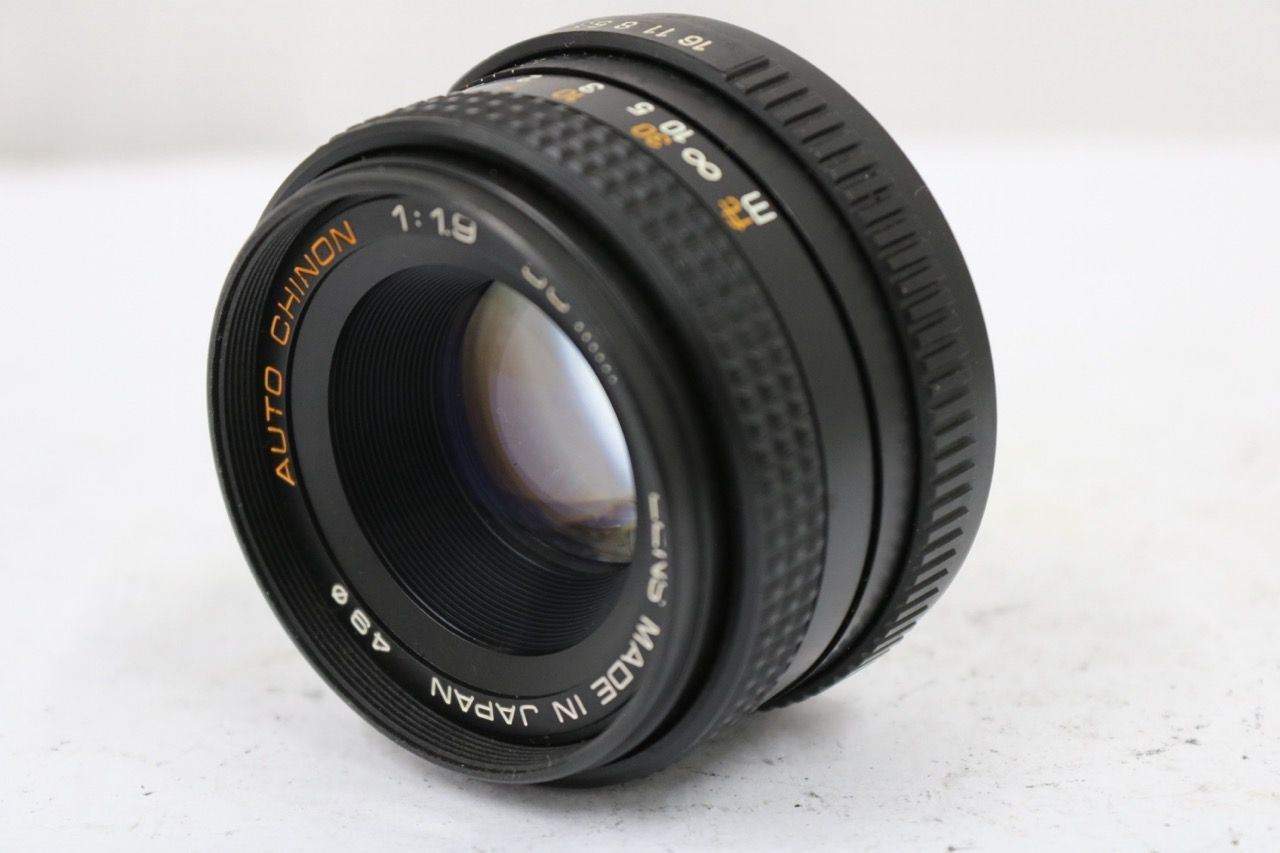 【返品保証】 チノン Auto Chinon 50mm F1.9 ペンタックスKマウントレンズ e13024