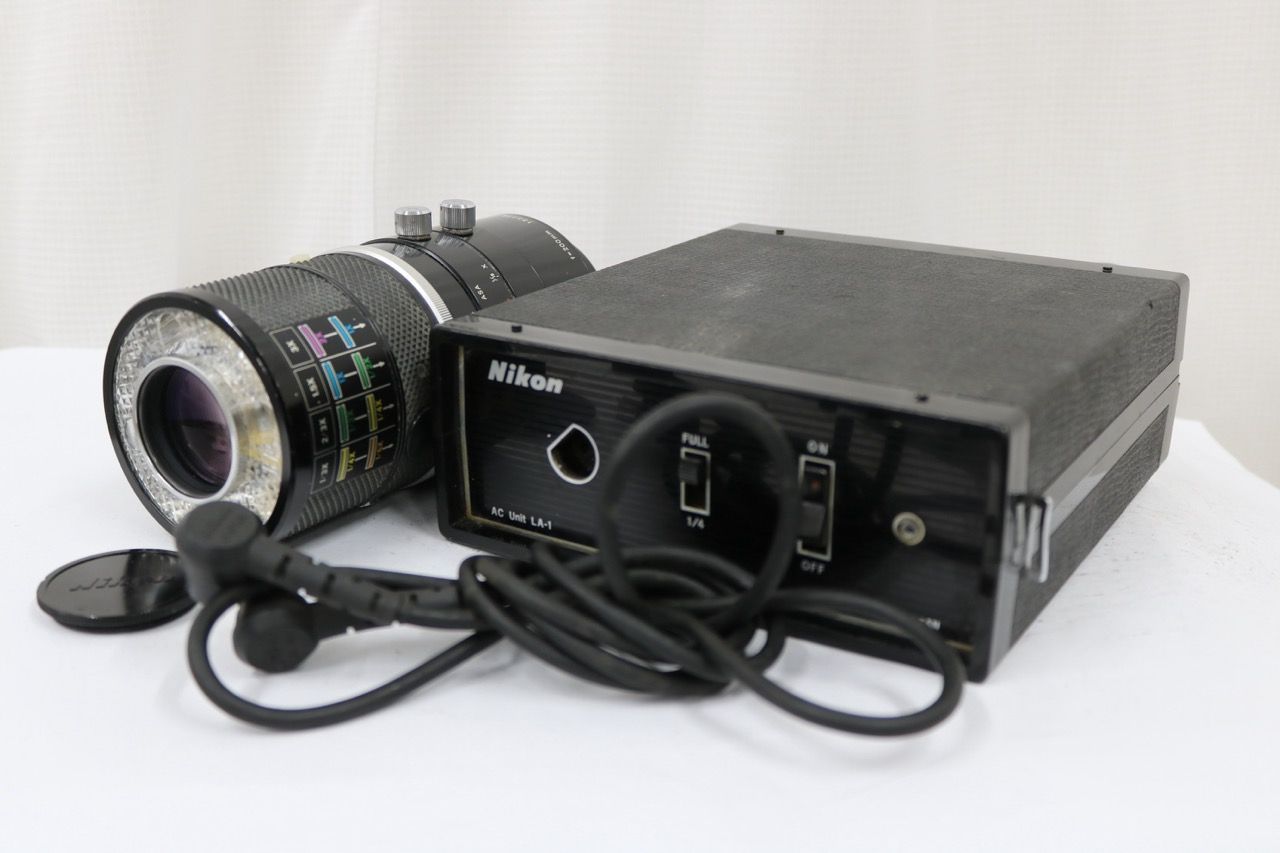 【返品保証】 ニコン Nikon Medical-Nikkor C Auto 200mm F5.6 + AC Unit LA-1 セット e13036