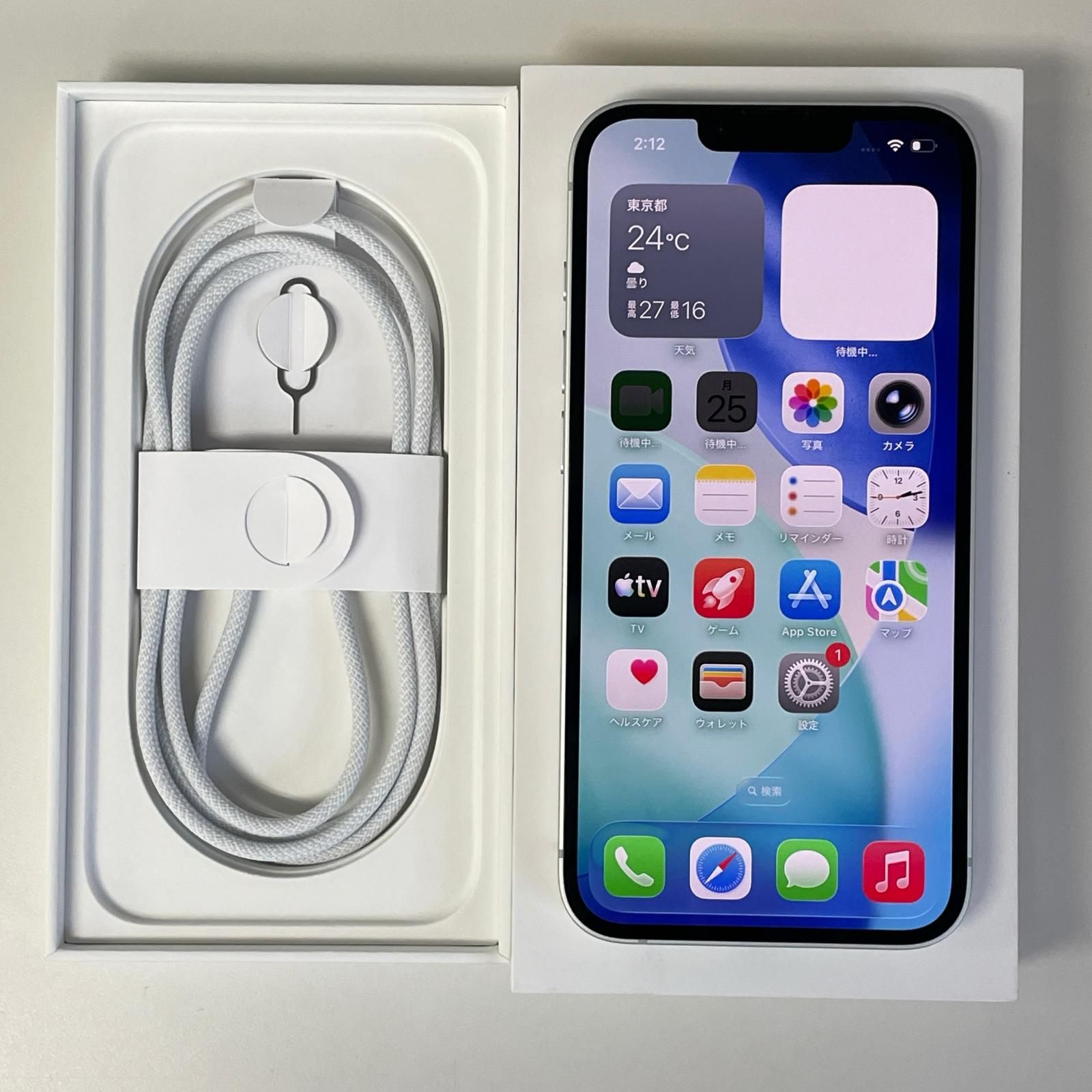 新品・未使用 iPhone 16e 128GB ホワイト 国内版SIMフリー 送料無料