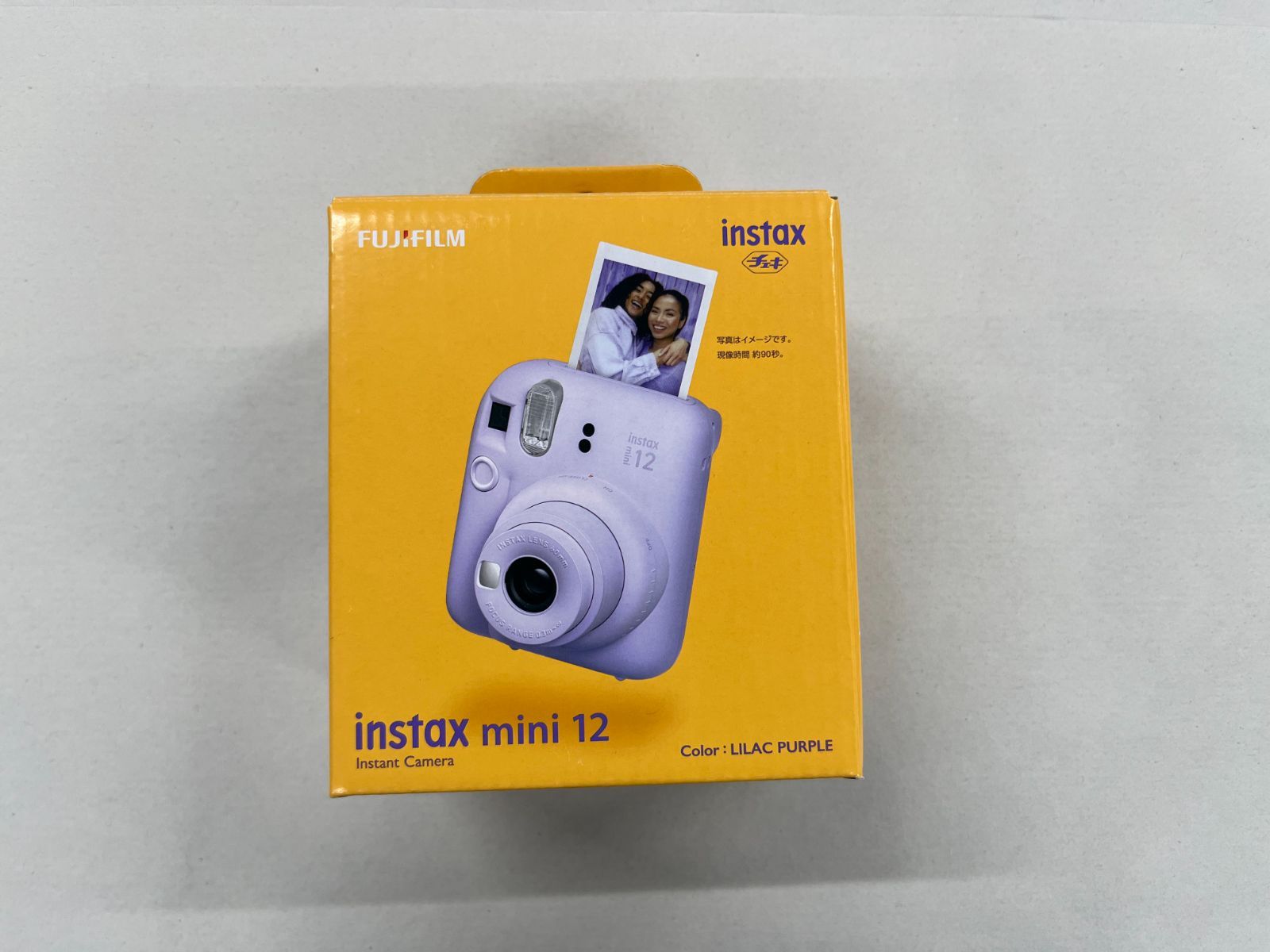 【未開封・箱やぶれアリ】富士フイルム インスタントカメラ instax mini 12 チェキ ライラックパープル 4547410489156