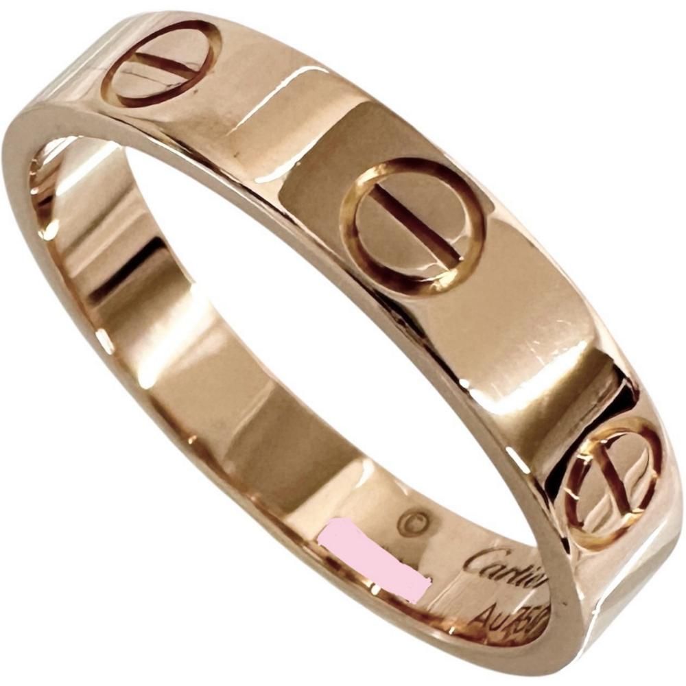 11号 【CARTIER/カルティエ】ミニラブ リング・指輪 K18PGピンク