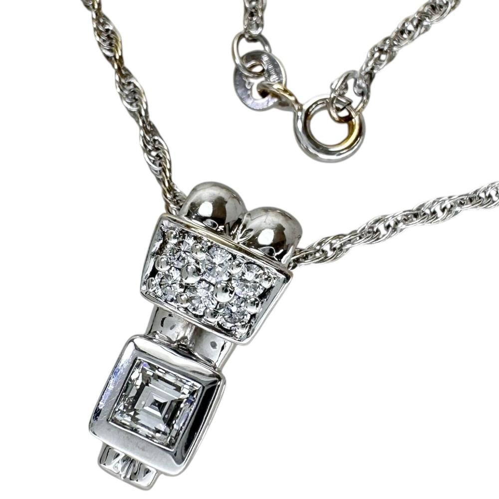 【MOUAWAD/モワード】ダイヤモンド 0.55ct ネックレス K18WGホワイトゴールド 18金 8.1g 40cm レディース 【中古】【真子質店】【GD】