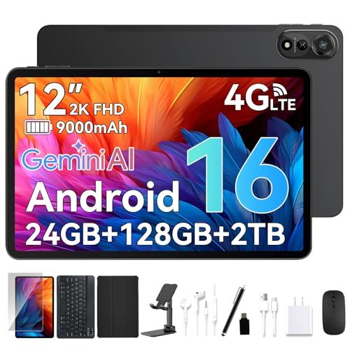 【新品】【Android 16 タブレット 12インチ 2026初登場】 Nexall N90 セット版 android16 タブレット 12インチ Wi-Fiモデル、2K高精細大画面、Gemini AI、24GB+128GB+2TB拡張、9 8ff25e29