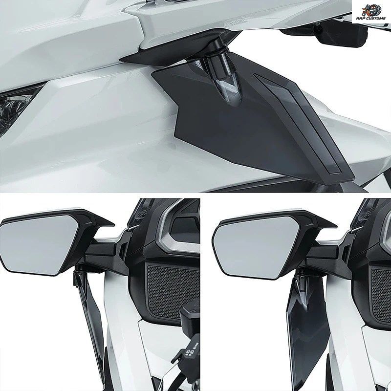 ホンダ ゴールドウイング 1800 GL 用モーターサイクル上部ウインドディフレクター調整式サイドパネル スポイラーフェアリングアクセサリー ホンダ ゴールドウイング 1800 GL 用モーターサイクル上部ウインドディフレクター調整式サイドパネル スポイラーフェアリングアクセサリー