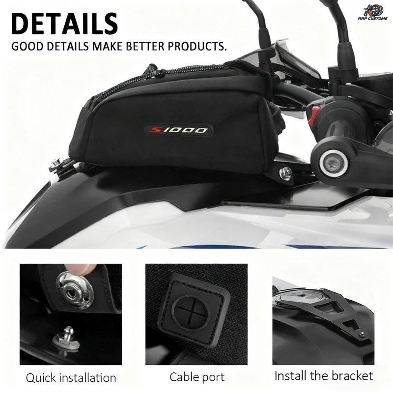 BMW S1000XR S1000 XR S 1000 XR s1000 xr 2020-2025 用 新型バイク用ラゲッジ収納バッグ タンクバッグ 防水燃料タンクバッグ