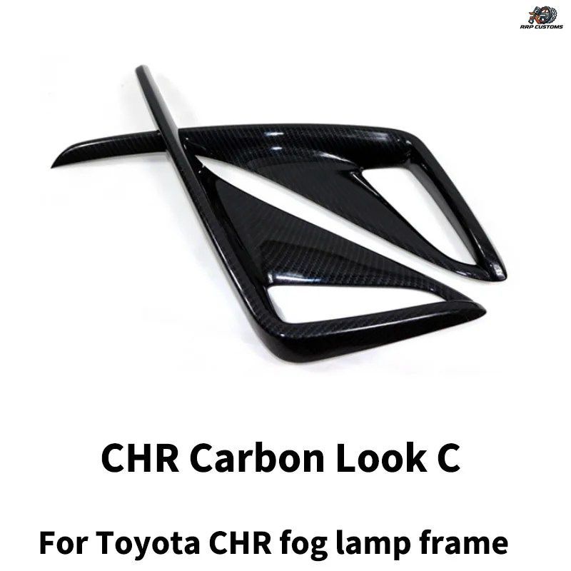 トヨタ C-HR 2016-2023 リアトランクスポイラーウィングフォグライトランプカバートリムディフューザーチューニングカーリアルーバーウィン