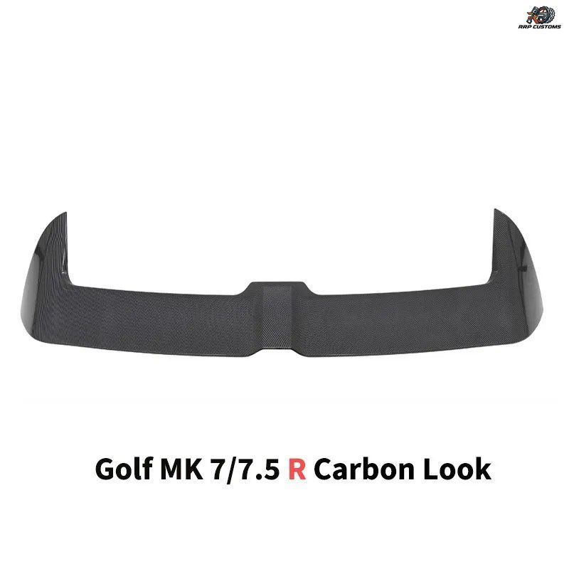 VW ゴルフ MK 7 7.5 GTI R 2014-2017 用リアルーフリップスポイラー リアトランクディフューザー ウィングリップ カーアクセサリー テール