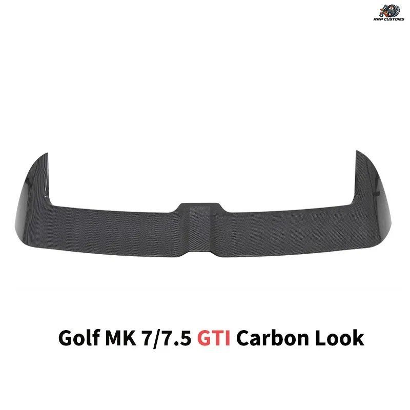 VW ゴルフ MK 7 7.5 GTI R 2014-2017 用リアルーフリップスポイラー リアトランクディフューザー ウィングリップ カーアクセサリー テール