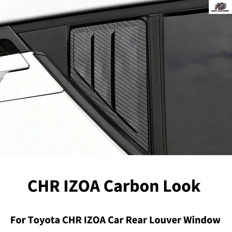 トヨタ C-HR 2016-2023 リアトランクスポイラーウィングフォグライトランプカバートリムディフューザーチューニングカーリアルーバーウィン