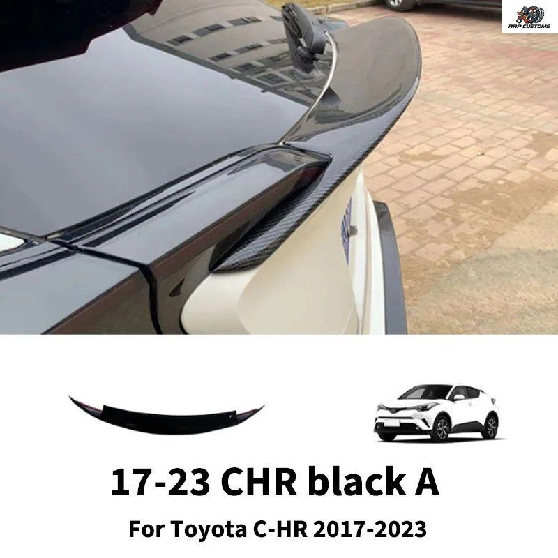トヨタ C-HR 2016-2023 リアトランクスポイラーウィングフォグライトランプカバートリムディフューザーチューニングカーリアルーバーウィン