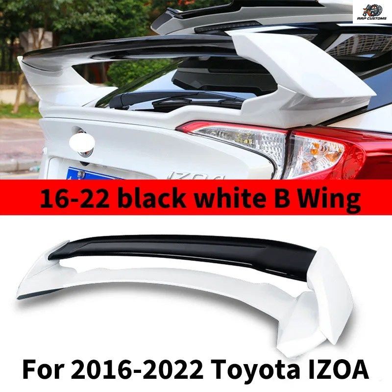 トヨタ C-HR 2016-2023 リアトランクスポイラーウィングフォグライトランプカバートリムディフューザーチューニングカーリアルーバーウィン