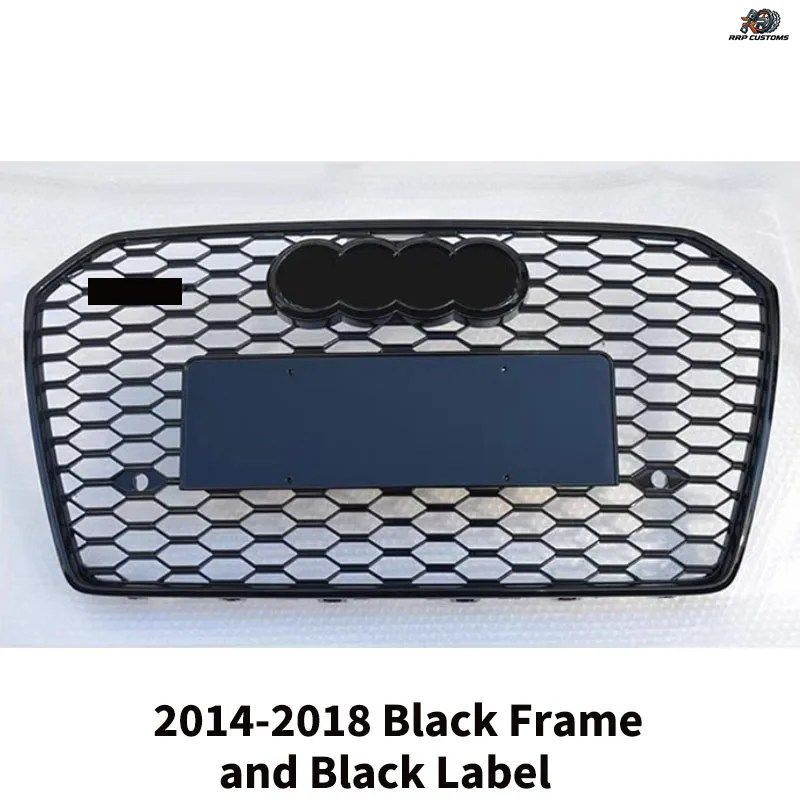 アウディ A6 C7 2014-2018用 フロントバンパーグリル ハニカムグリル スプリッター エアベントカバー レーシンググリル アクセサリー チュ アウディ A6 C7 2014-2018用 フロントバンパーグリル ハニカムグリル スプリッター エアベントカバー レーシンググリル アクセサリー チュ
