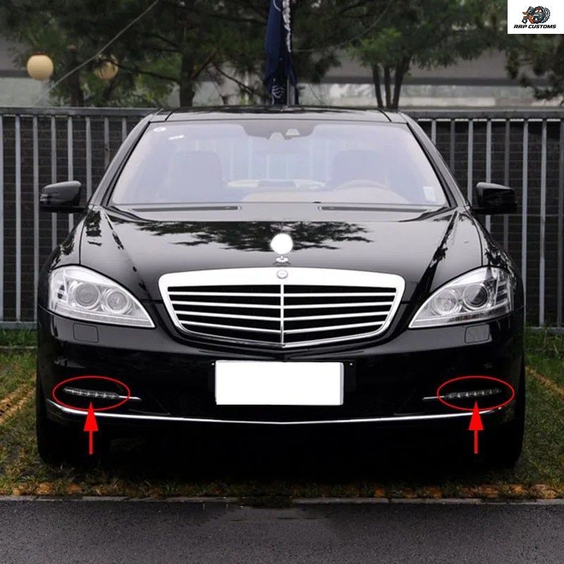 メルセデスベンツ Sクラス Rクラス W211 W251 2009-2013用 フロントバンパー フォグランプ デイタイムランニングライト アクセサリー 透明 メルセデスベンツ Sクラス Rクラス W211 W251 2009-2013用 フロントバンパー フォグランプ デイタイムランニングライト アクセサリー 透明