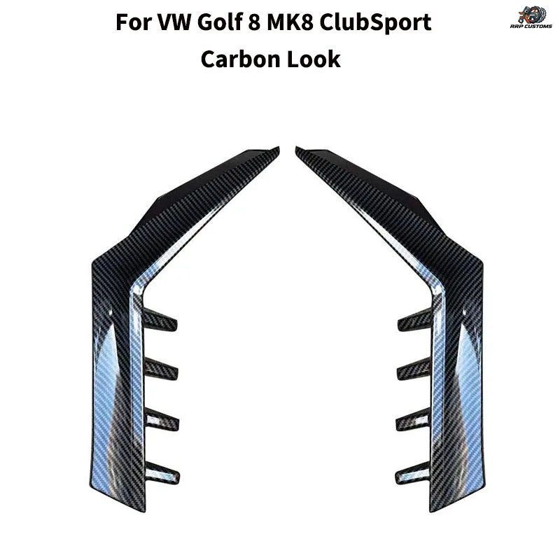 VWゴルフ8 MK8 Pro GTI R-line ClubSport 2020+用リアウィンドウサイドスポイラーウィングリアトランクウィングディフューザーウィンドウト
