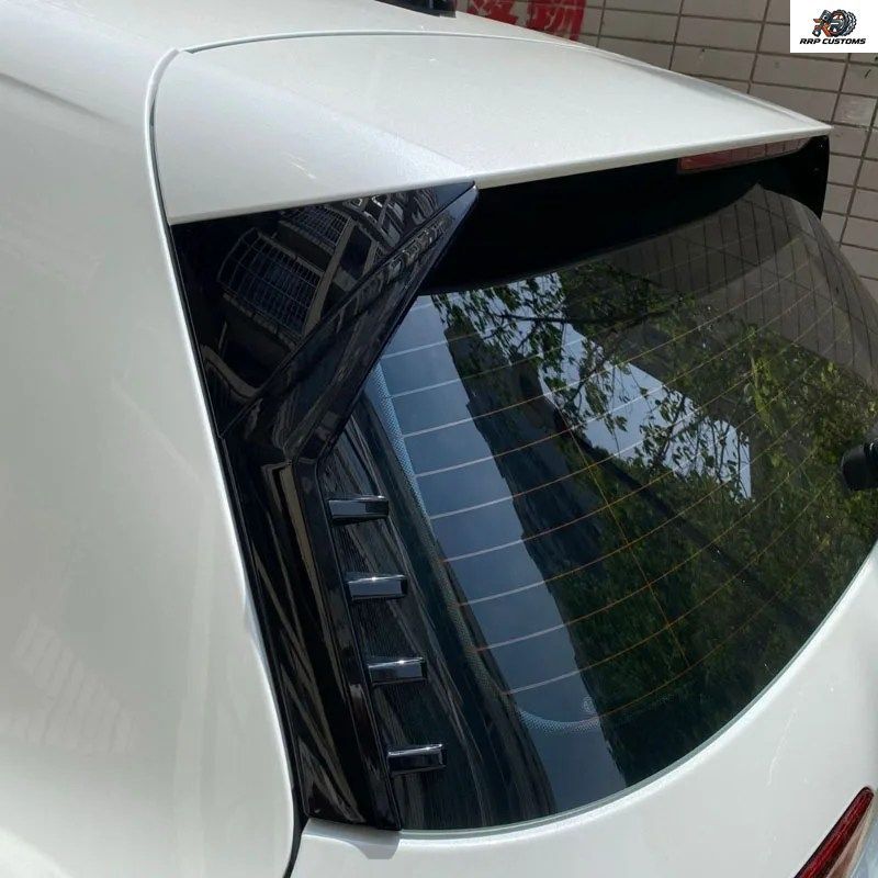 VWゴルフ8 MK8 Pro GTI R-line ClubSport 2020+用リアウィンドウサイドスポイラーウィングリアトランクウィングディフューザーウィンドウト