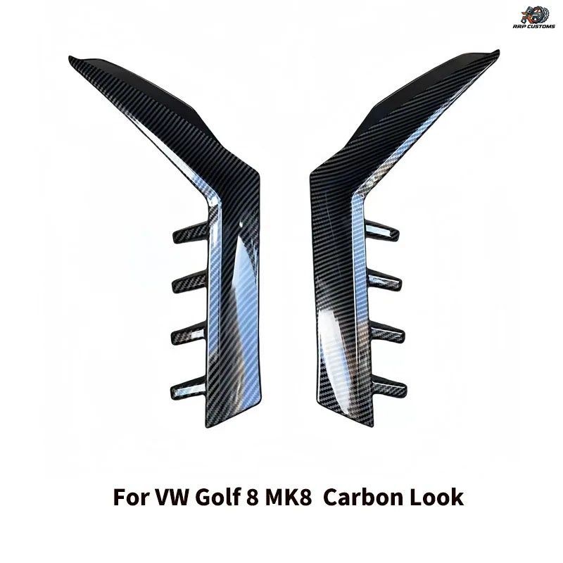 VWゴルフ8 MK8 Pro GTI R-line ClubSport 2020+用リアウィンドウサイドスポイラーウィングリアトランクウィングディフューザーウィンドウト
