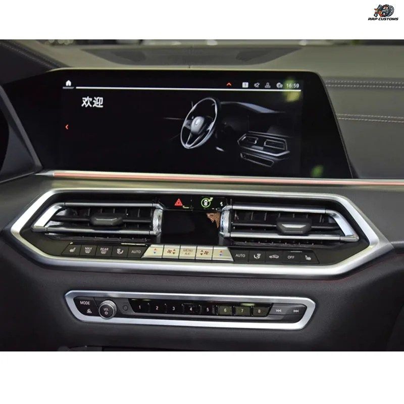 BMW X5 X6 X7 G05 G06 G07 2019-2021用 車載セントラルエアコン吹き出し口 フロント中央 左 右 エアベント吹き出し口グリル
