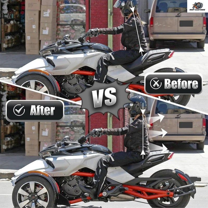 アルミ製オートバイハンドルバーライザークランプアダプター、Spyder RT Rts F3 F3s用ハンドルバーライザー、Can Am Spyder用ハンドルバー