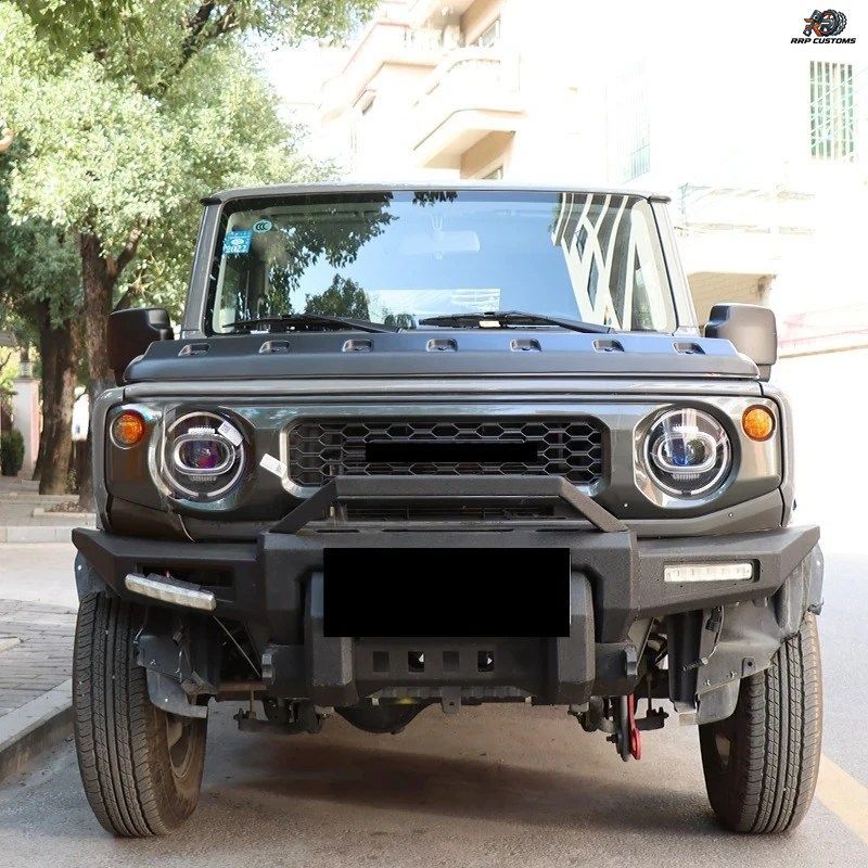 スズキ ジムニー JB74 JB64 2018-2020 用 フロントフードプロテクター フードディバージョン サンドフェンダー ボディキット デフレクター スズキ ジムニー JB74 JB64 2018-2020 用 フロントフードプロテクター フードディバージョン サンドフェンダー ボディキット デフレクター