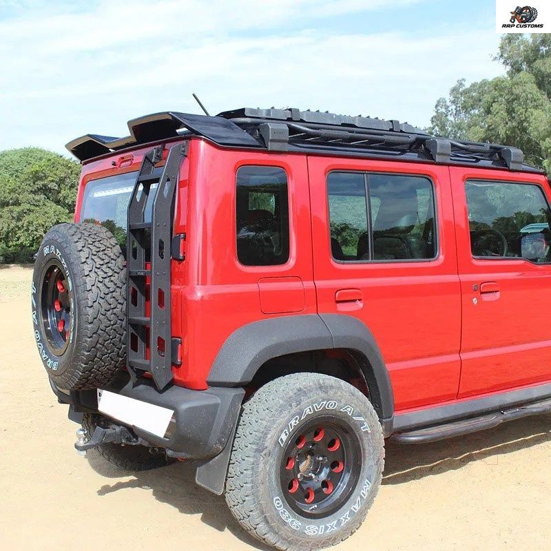 スズキ ジムニー JB74 2019-2023 リア ルーフ スポイラー ウィング ディフューザー リア スプリッター テール フィン リップ カーアクセサ