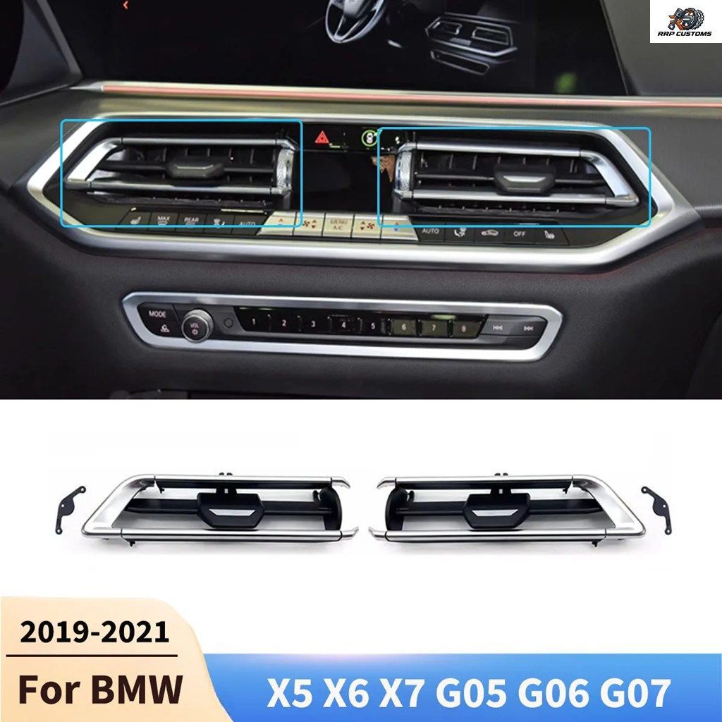 BMW X5 X6 X7 G05 G06 G07 2019-2021用 車載セントラルエアコン吹き出し口 フロント中央 左 右 エアベント吹き出し口グリル