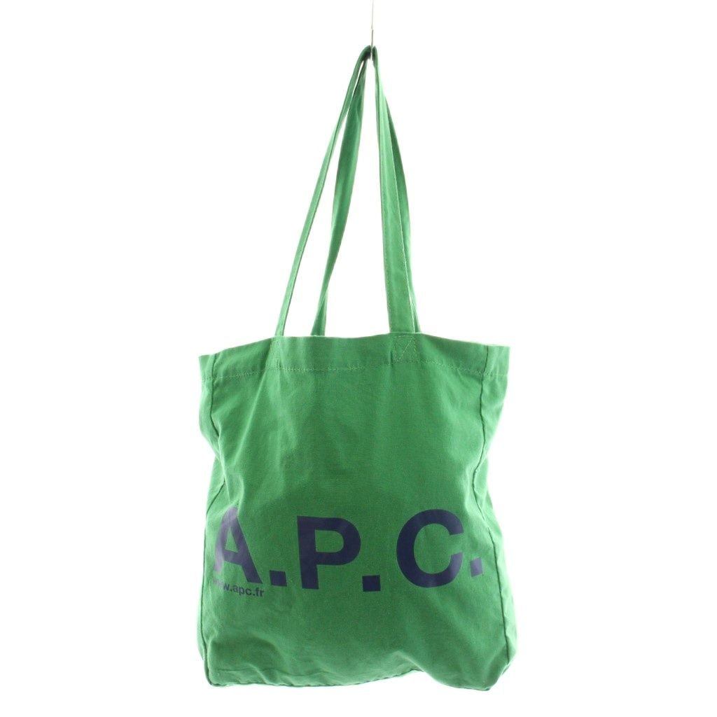 アーペーセー A.P.C. トートバッグ ショルダーバッグ ロゴ キャンバス