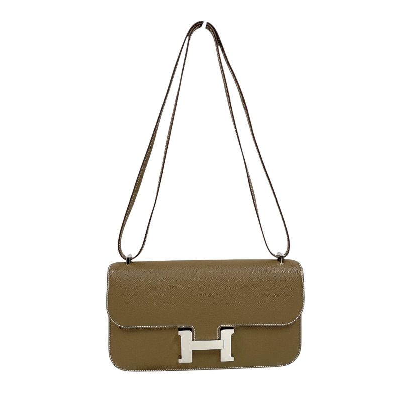 エルメス HERMES コンスタンスエラン W刻 エトゥープ シルバー金具 エプソン レディース ショルダーバッグ
