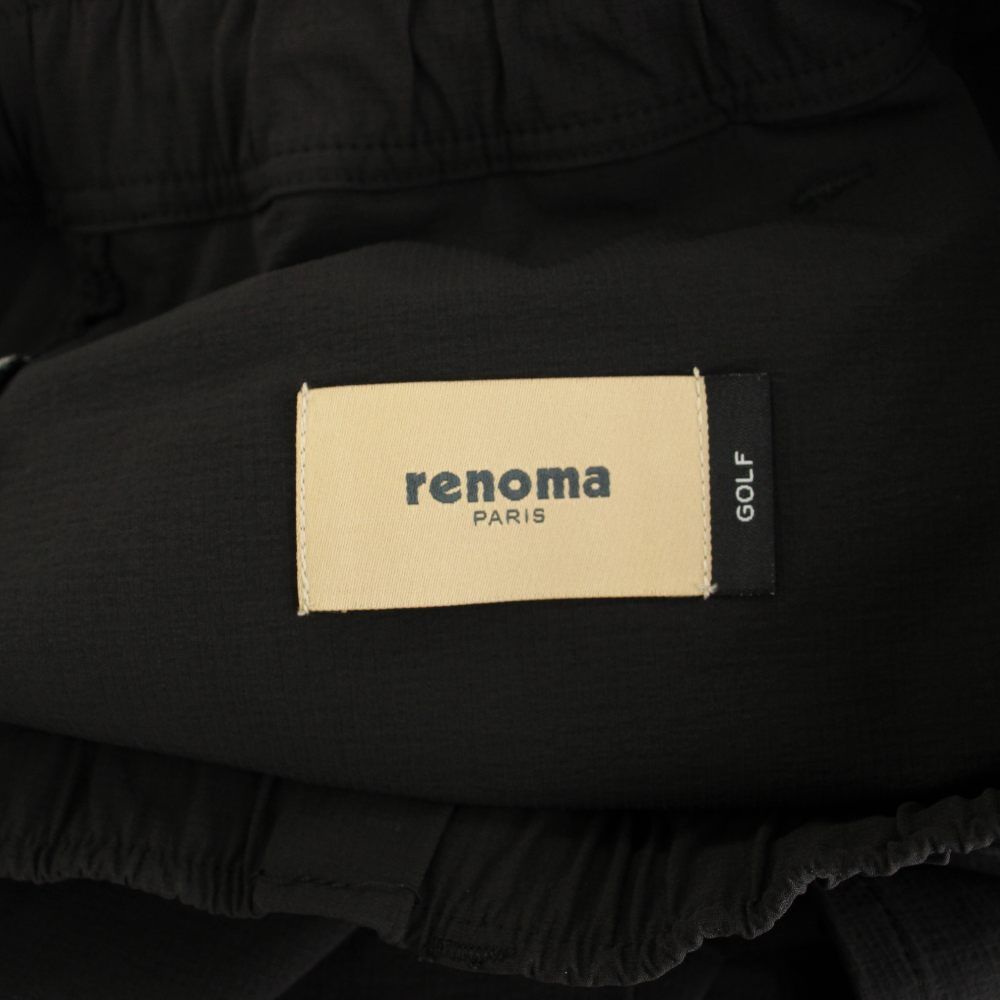 レノマ renoma ゴルフ GOLF イージーパンツ ナイロンパンツ ウエストゴム ロゴ刺繍 XL 黒 ブラック RG3305-014 /YT レノマ renoma ゴルフ GOLF イージーパンツ ナイロンパンツ ウエストゴム ロゴ刺繍 XL 黒 ブラック RG3305-014 /YT