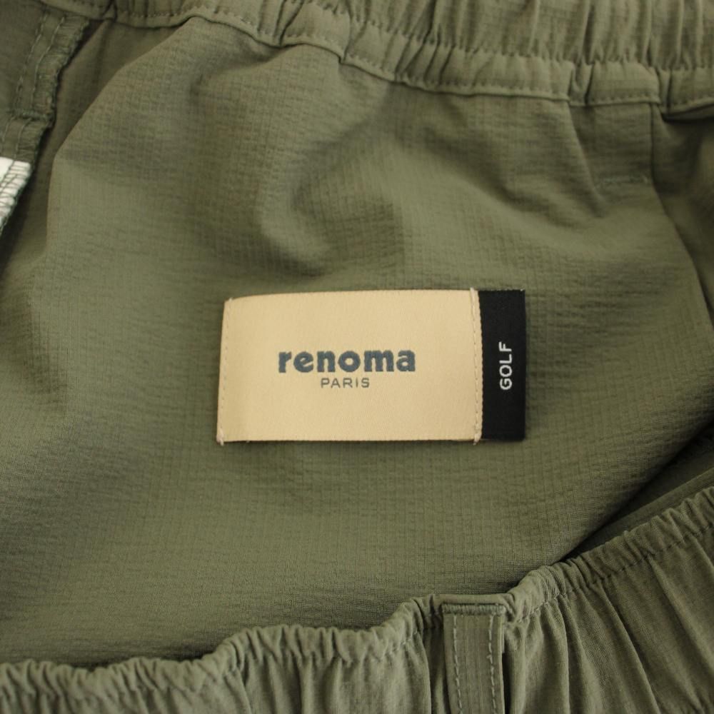 レノマ renoma ゴルフ GOLF ゴルフウェア イージーパンツ ナイロンパンツ ウエストゴム ロゴ刺繍 XL カーキ RG3305-014 /YT