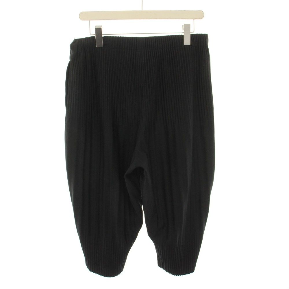 オムプリッセイッセイミヤケ HOMME PLISSE ISSEY MIYAKE クロップドパンツ イージーパンツ ウエストゴム プリーツ加工 3 黒 ブラック HP55JF053 /YT オムプリッセイッセイミヤケ HOMME PLISSE ISSEY MIYAKE クロップドパンツ イージーパンツ ウエストゴム プリーツ加工 3 黒 ブラック HP55JF053 /YT
