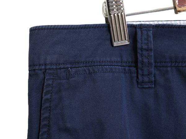 ポロ ラルフローレン コットン チノ パンツ 14 レディース XL メンズ 37 / スラックス ノータック ストレート チノパン アーミー タイプ 紺