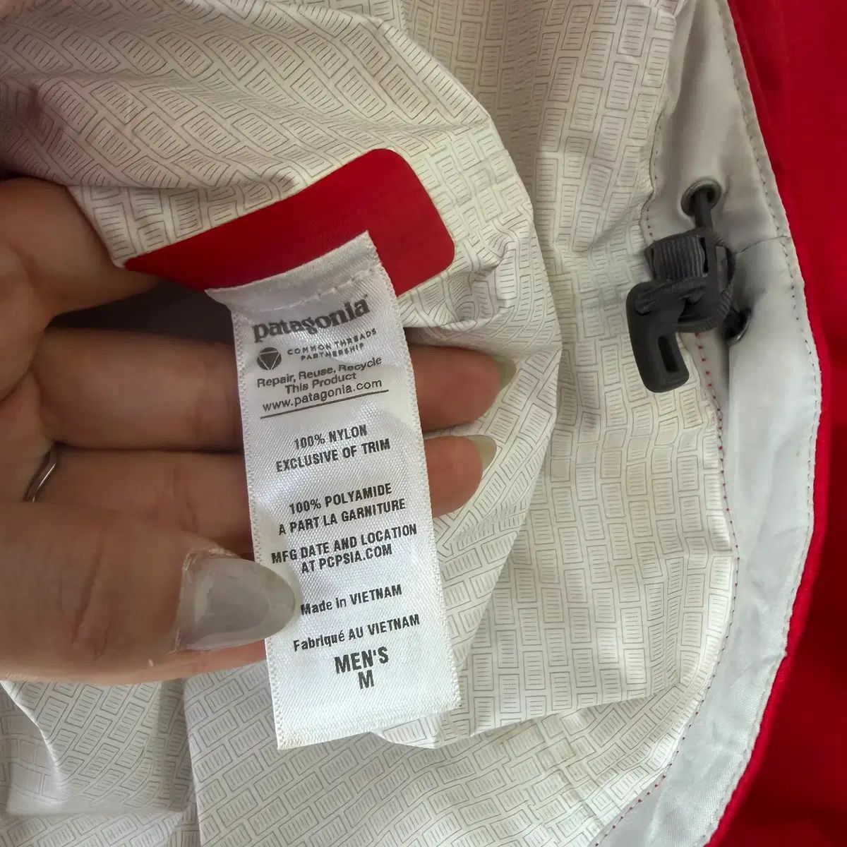 JPN patagonia タマトゥー ジャパン パッチ レッド 防水 ジャケット M