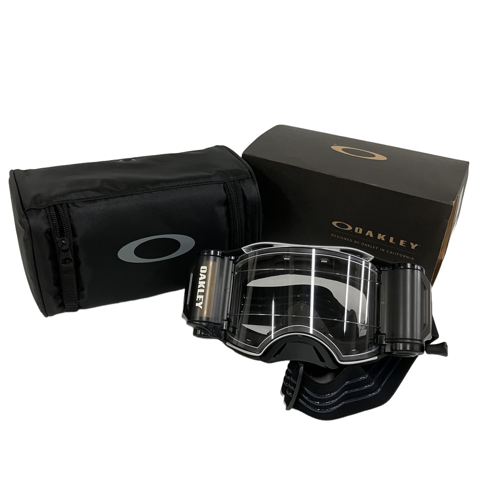 OAKLEY Airbrake MX 0OO7046 オークリーエアブレイクMX オフロードゴーグル 中古 美品 B11286792