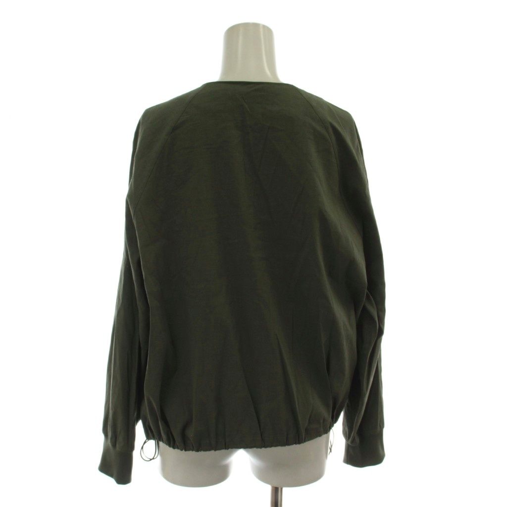 セオリーリュクス theory luxe 22SS ECO CRUNCH WASH KELIN ブルゾン 上着 38 カーキ 長袖 無地 ノーカラー 032204102673038 /GG セオリーリュクス theory luxe 22SS ECO CRUNCH WASH KELIN ブルゾン 上着 38 カーキ 長袖 無地 ノーカラー 032204102673038 /GG