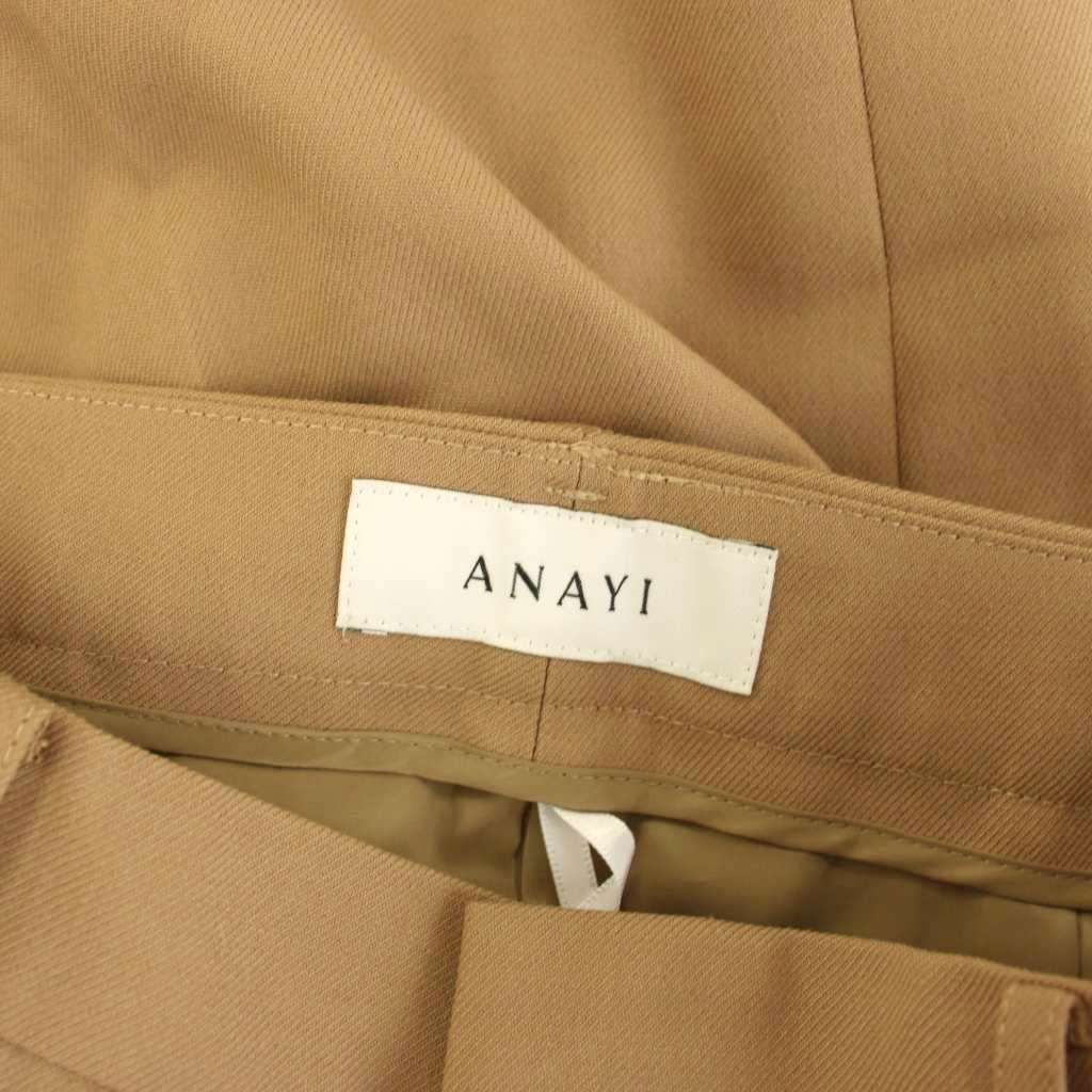 アナイ ANAYI パンツ スラックス 38 ベージュ 無地 102327-12-210-84-380 /YM アナイ ANAYI パンツ スラックス 38 ベージュ 無地 102327-12-210-84-380 /YM