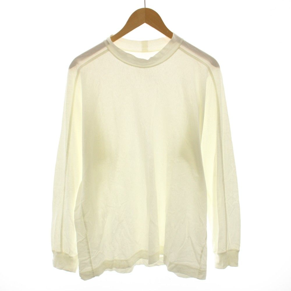 オムプリッセイッセイミヤケ HOMME PLISSE ISSEY MIYAKE リリースT1 Release-T 1 Tシャツ ロンT カットソー 長袖 無地 3 白 ホワイト HP51JK201 /YT