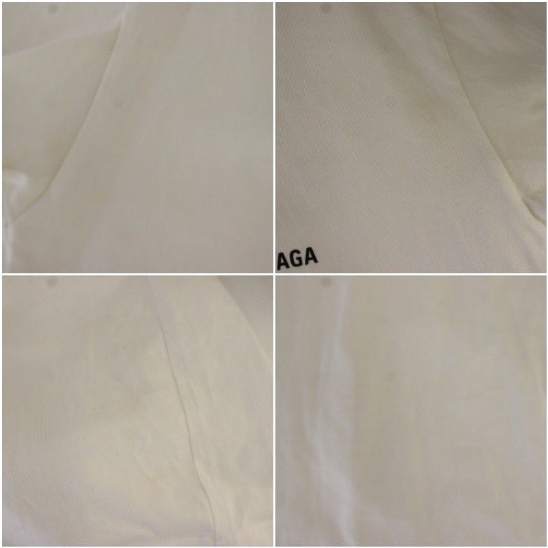 バレンシアガ BALENCIAGA 21SS ロゴ Tシャツ カットソー 半袖 XS 白 612965 TIVG5 /BM バレンシアガ BALENCIAGA 21SS ロゴ Tシャツ カットソー 半袖 XS 白 612965 TIVG5 /BM